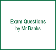 Link to the Mr Banks website which features exam questions for maths